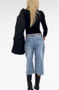 bermuda wide-leg capri